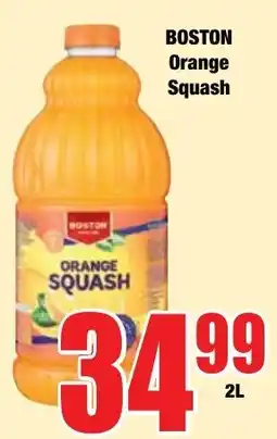 Boxer Superstores BOSTON Orange Squash offer