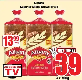 Boxer Superstores Albany Superior Sliced Brown Bread offer