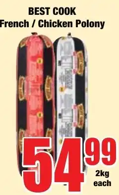 Boxer Superstores BEST COOK French / Chicken Polony offer