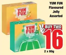 Boxer Superstores YUM FUN Flavoured Jelly Assorted offer