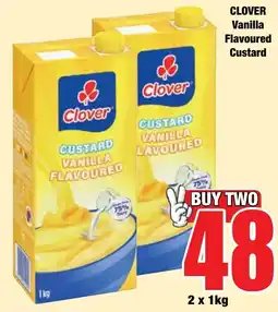 Boxer Superstores Clover Custard Vanilla Flavoured offer