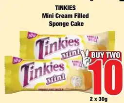 Boxer Superstores Tinkies Mini Cream Filled Sponge Cake offer