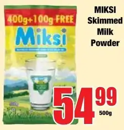 Boxer Superstores MIKSI Skimmed Milk Powder offer