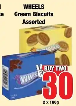 Boxer Superstores WHEELS Cream Biscuits Assorted offer