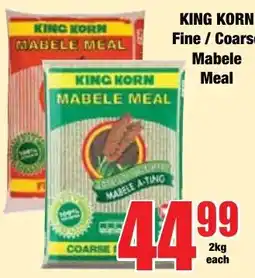 Boxer Superstores King Korn Mabele Meal offer