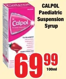 Boxer Superstores CALPOL Paediatric Suspension Syrup offer