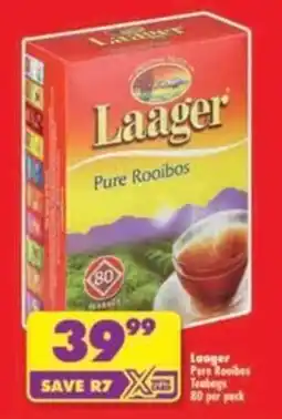 Shoprite Laager Pure Rooibos offer
