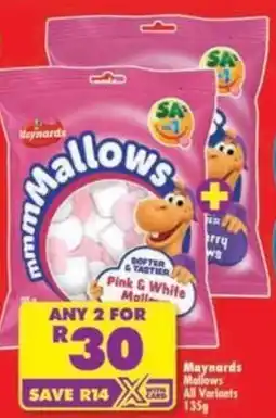 Shoprite Maynards Mallows offer