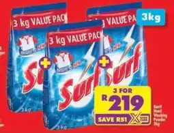 Shoprite Surf Hand Washing Powder offer