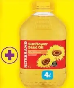 Shoprite Ritebrand Sunflower Seed Oil offer