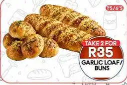 Take 'n Pay Garlic Loaf/Buns offer