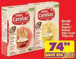 Shoprite Nestlé Cerelac Baby Cereal offer
