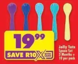 Shoprite Jolly Tots Spoon Set offer