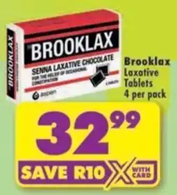 Shoprite Brooklax Senna Laxative Chocolate offer
