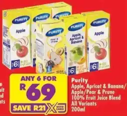 Shoprite Purity Fruit Juice offer