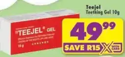Shoprite Teejel Teething Gel offer