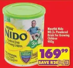 Shoprite Nestlé Nido NO.3+ Powdered Drink For Growing Children offer