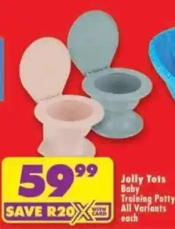Shoprite Jolly Tots Baby Training Potty offer
