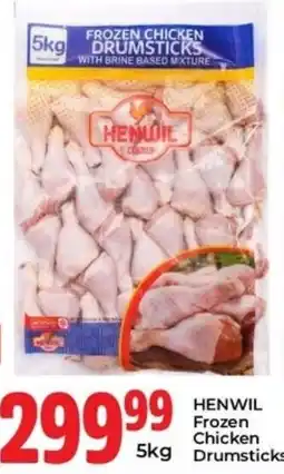 Elite Cash & Carry HENWIL Frozen Chicken Drumsticks offer