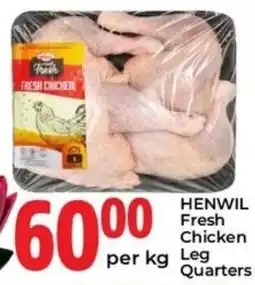 Elite Cash & Carry HENWIL Fresh Chicken Leg Quarters offer