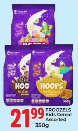Elite Cash & Carry FROOZELS Kids Cereal Assorted offer