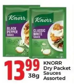 Elite Cash & Carry KNORR Dry Packet Sauces Assorted offer