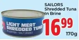 Elite Cash & Carry SAILORS Shredded Tuna In Brine offer