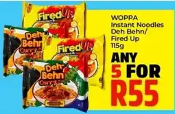Elite Cash & Carry WOPPA Instant Noodles Deh Behn/Fired Up offer
