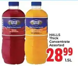 Elite Cash & Carry HALLS Thick Concentrate Assorted offer