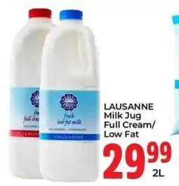 Elite Cash & Carry LAUSANNE Milk Jug Full Cream/Low Fat offer