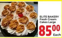 Elite Cash & Carry ELITE BAKERY Fresh Cream Cakes Large offer