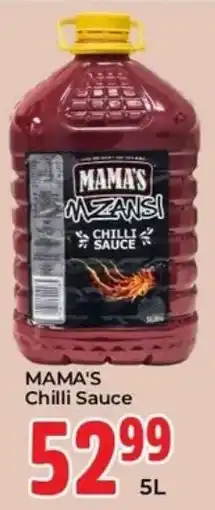 Elite Cash & Carry MAMA'S Chilli Sauce offer