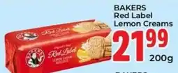 Elite Cash & Carry Bakers Red Label Lemon Creams offer