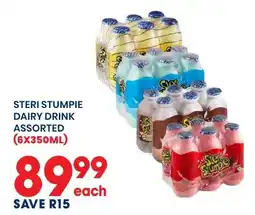 Econo Foods Steri Stumpie Dairy Drink Assorted offer