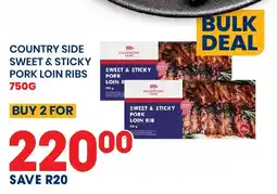 Econo Foods Country Side Sweet & Sticky Pork Loin Ribs offer