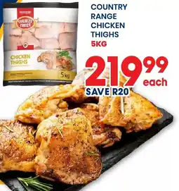 Econo Foods Country Range Chicken Thighs offer