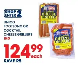 Econo Foods Unico Footlong or Cocktail Cheese Griller offer