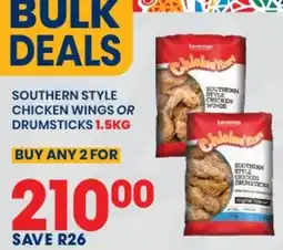 Econo Foods Chicken Town Southern Style Chicken Wings or Drumsticks offer