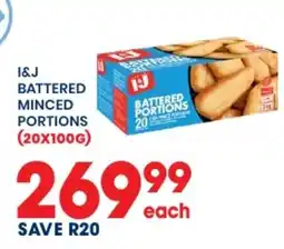 Econo Foods I&J Battered Minced Portions offer