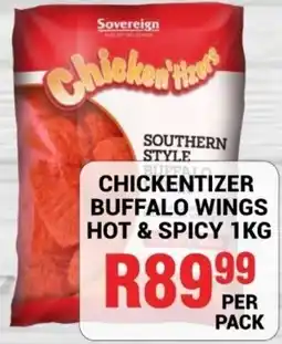 Chikro Food Market Chicken'tizers Southern Style Buffalo Wings Hot & Spicy offer