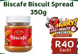 Foodeez Biscafe Biscuit Spread offer