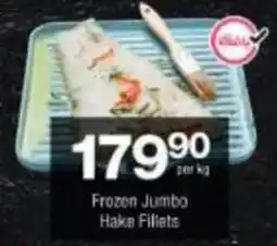 Checkers Frozen Jumbo Hake Fillets offer