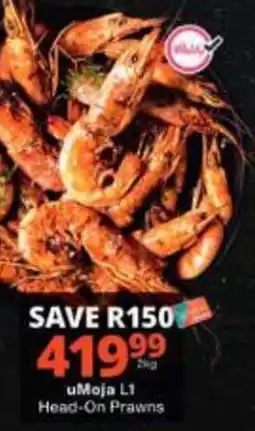 Checkers uMoja L1 Head-On Prawns offer