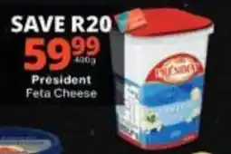 Checkers President Feta Cheese offer