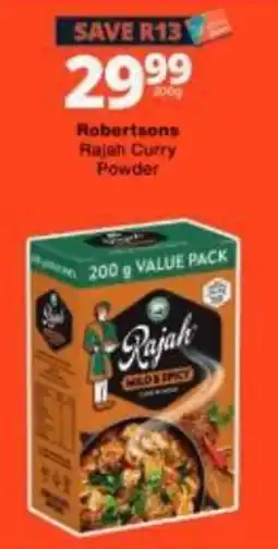 Checkers Robertsons Rajah Curry Powder offer
