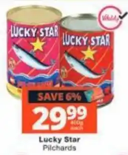 Checkers Lucky Star Pilchards offer