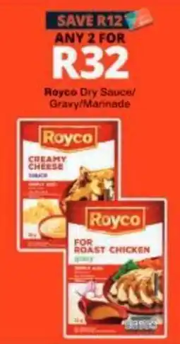 Checkers Royco Dry Sauce/Gravy/Marinade offer