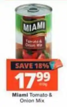 Checkers Miami Tomato & Onion Mix offer