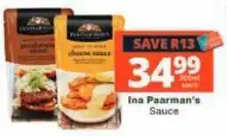 Checkers Ina Paarman's Sauce offer
