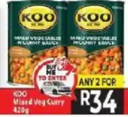 Supa Store KOO Mixed Veg Curry offer